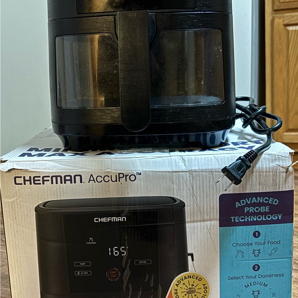 Chefman AccuPro Air Fryer in Black